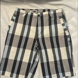 Ocean Current Plaid Shorts